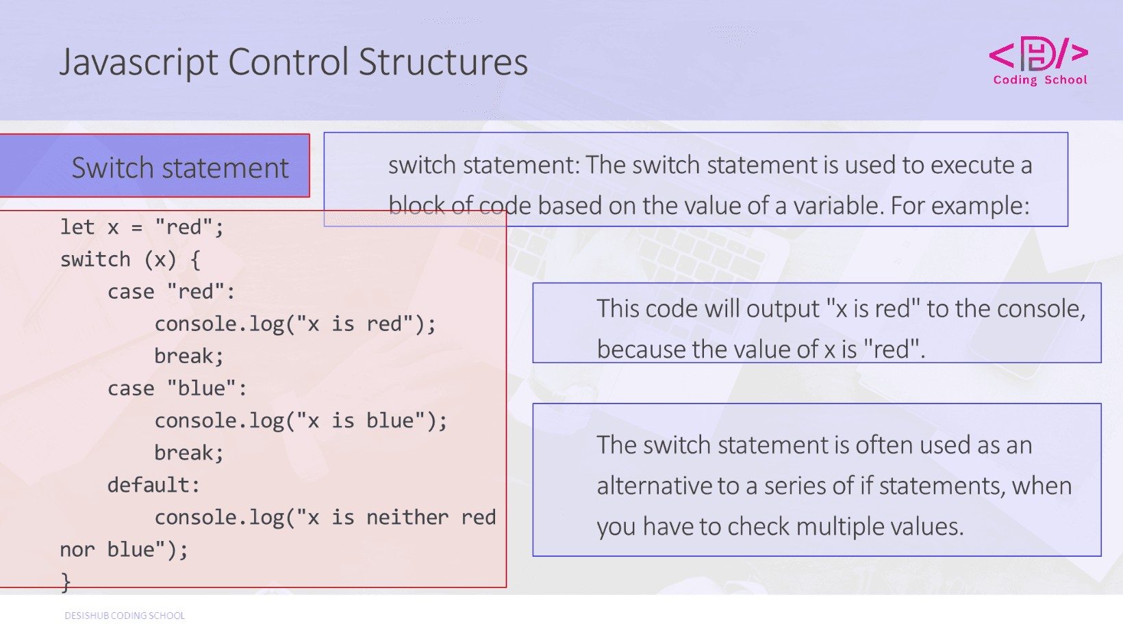 ControlStructures